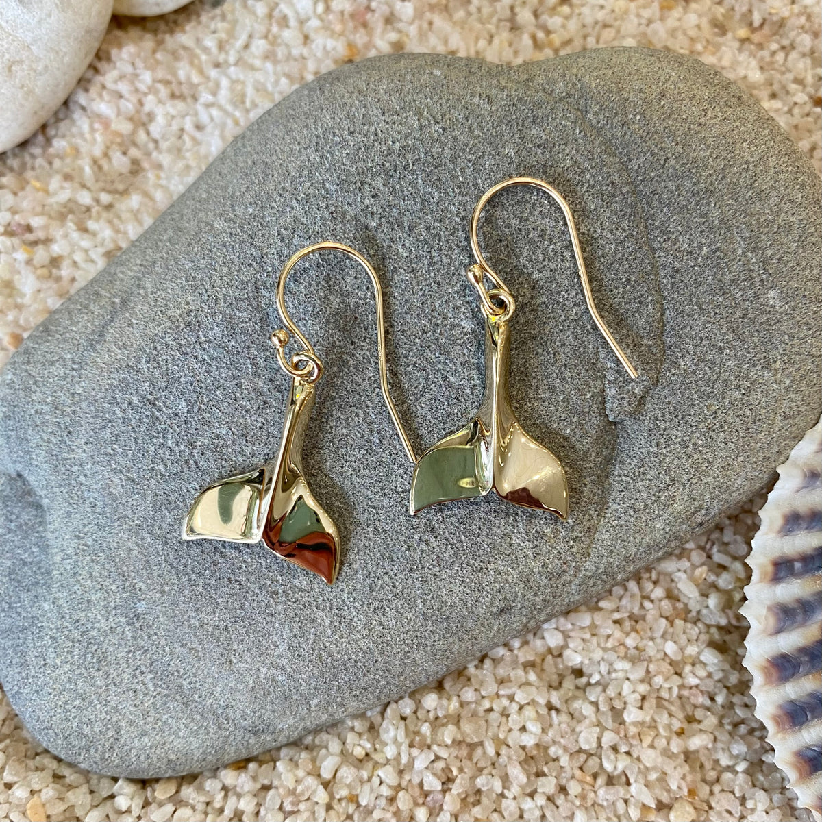 Whale Tail Hook Earrings- Something Bent